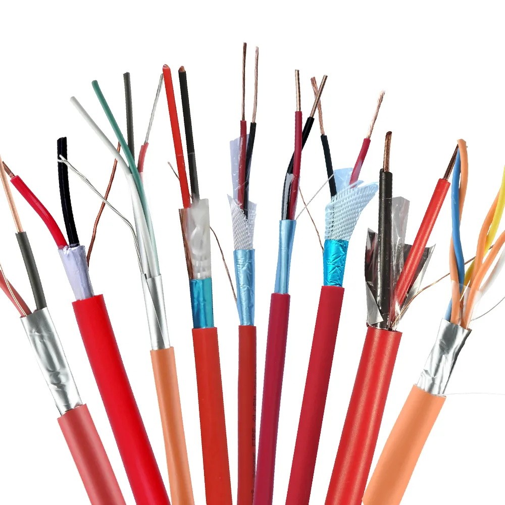 Cáp chống cháy 2x1.5mm2, không chống nhiễu, xoắn đôi, màu cam, LSZH, 305m/cuộn, tiêu chuẩn BS6385